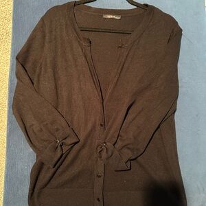 Cyrus Women's Black Cardigan Sweater